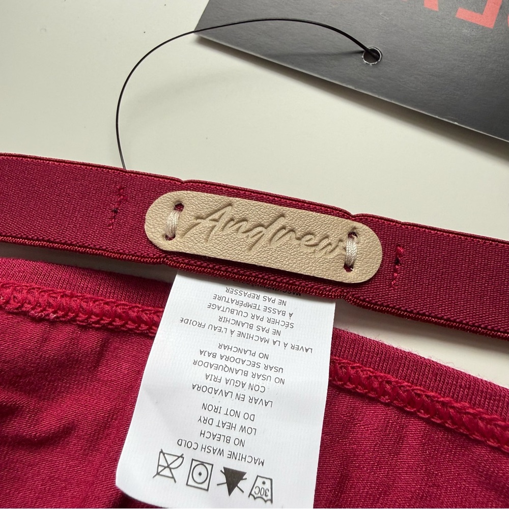 Andrew Christian XL jock maroon red sexy gay queer XLarge XL 35 36 37 38 NWT NEW - Picture 8 of 15